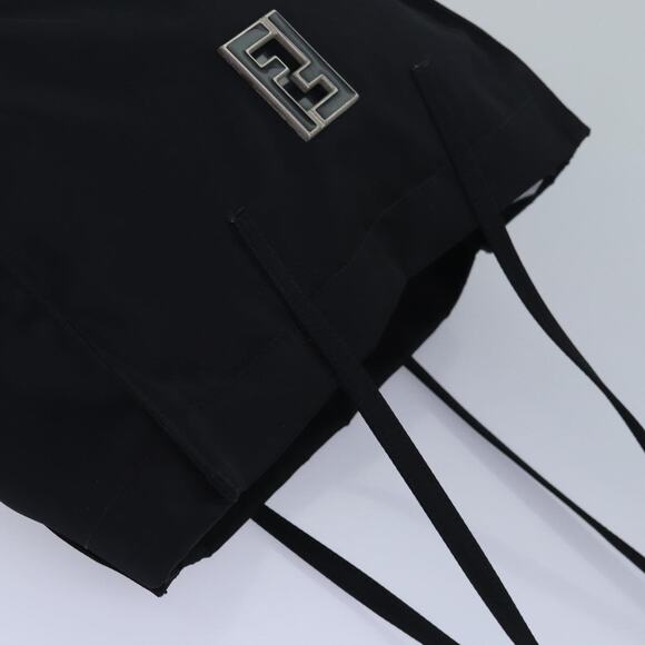 FENDI Tote Bag Nylon Black - Picture 6 of 12